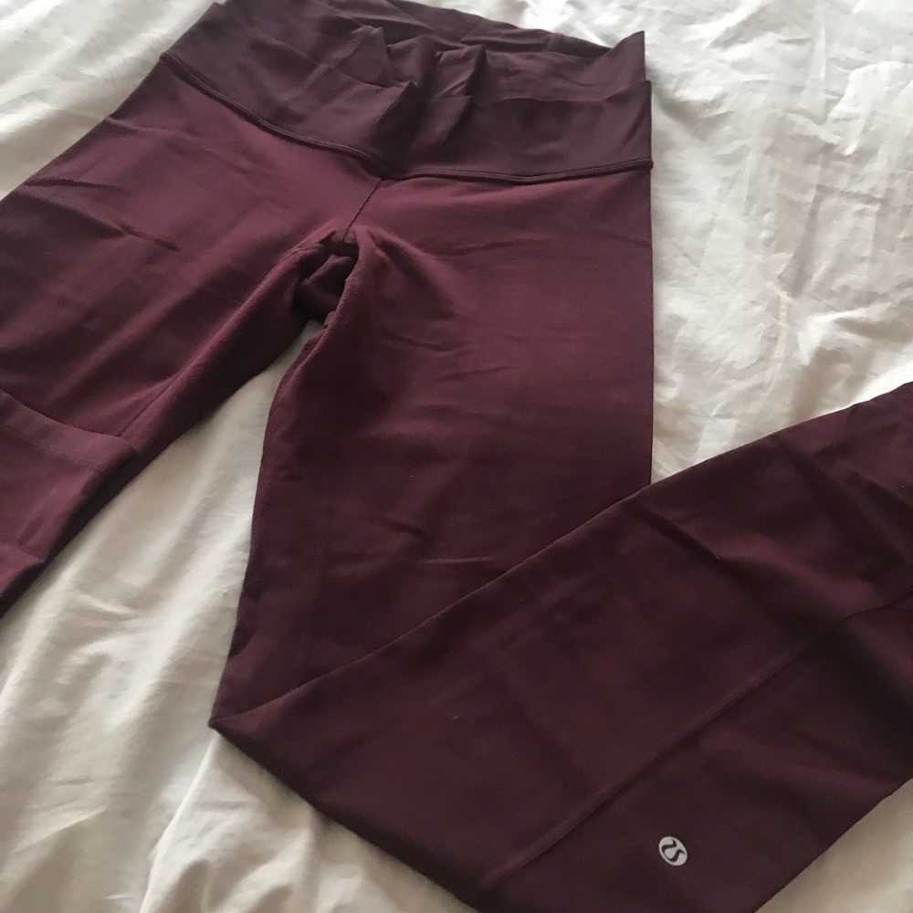 Lululemon Bootcut workout pants.